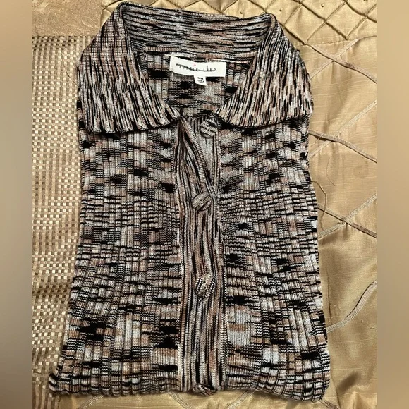 Anthropologie Spaced Dyed 70s Cardigan, Little Lies, size S/M NWOT - Picture 5 of 6